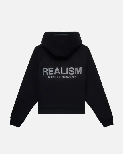 Realism Glimmer Black Hoodie
