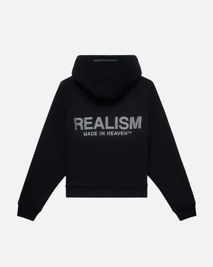 Realism Glimmer Black Hoodie