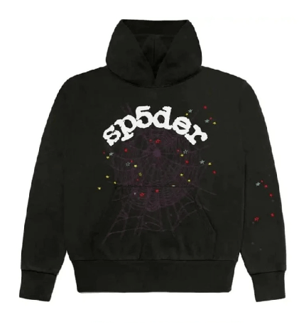 New Ww Sp5der Hoodie – Black