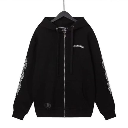 Chrome Hearts Blouson Zip Up Hoodie Black