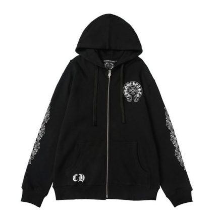 Chrome Hearts Los Angeles Zip-up Hoodie Black