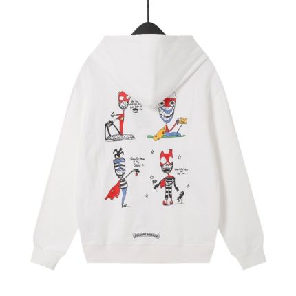 Chrome Hearts Doll Graffiti Zip-up Hoodie