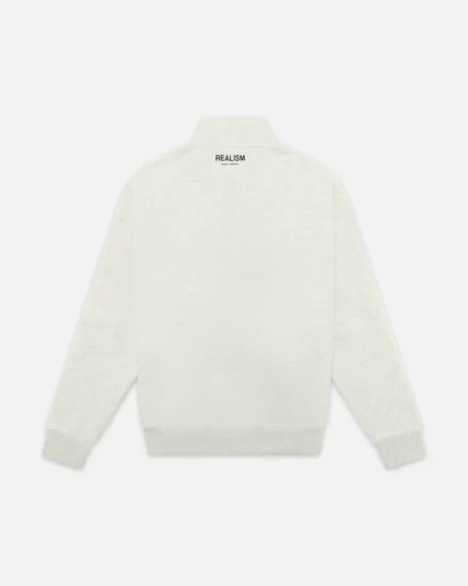 Realism Half-Zip Oatmeal Jumper