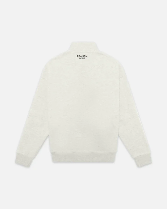 Realism Half-Zip Oatmeal Jumper