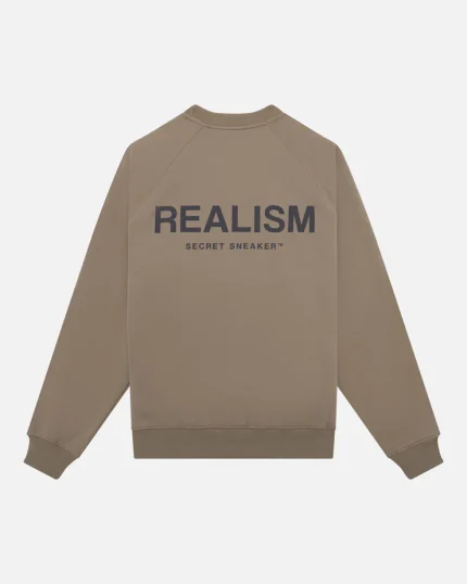 Realism Reflective Crewneck Cement