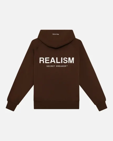 Back Logo Mocha Hoodie