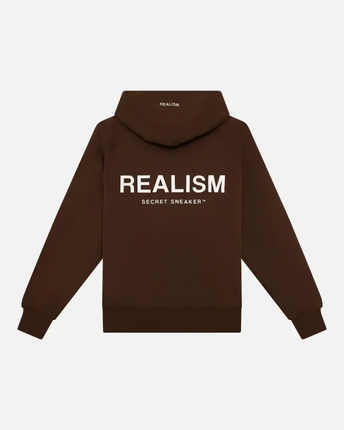 Back Logo Mocha Hoodie