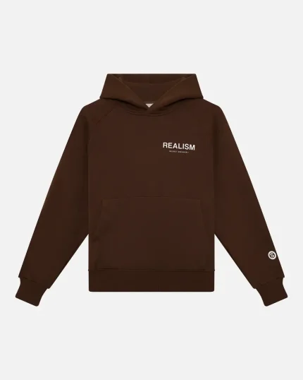 Back Logo Mocha Hoodie