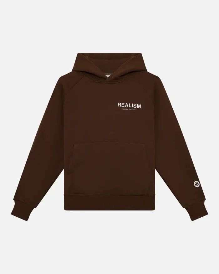 Back Logo Mocha Hoodie