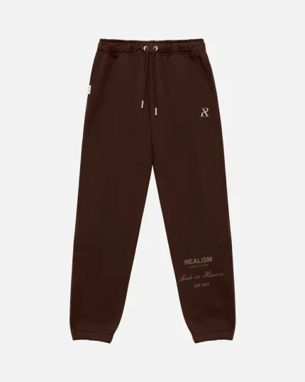 Back Logo Realism Sweatpant Mocha