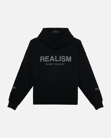 Court Boxy Black Hoodie