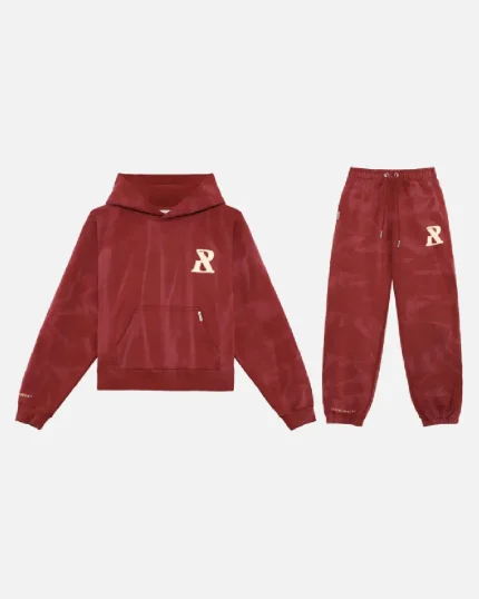 Legacy Realism Tracksuit Washed Carmine
