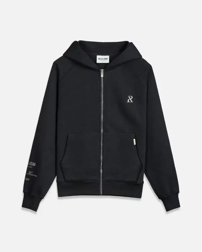 Radiant Zip Hoodie Black