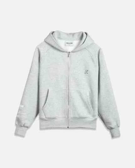 Radiant Zip Grey Hoodie