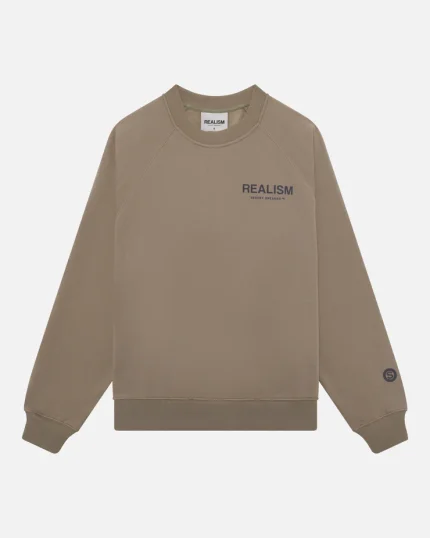Realism Reflective Crewneck Cement