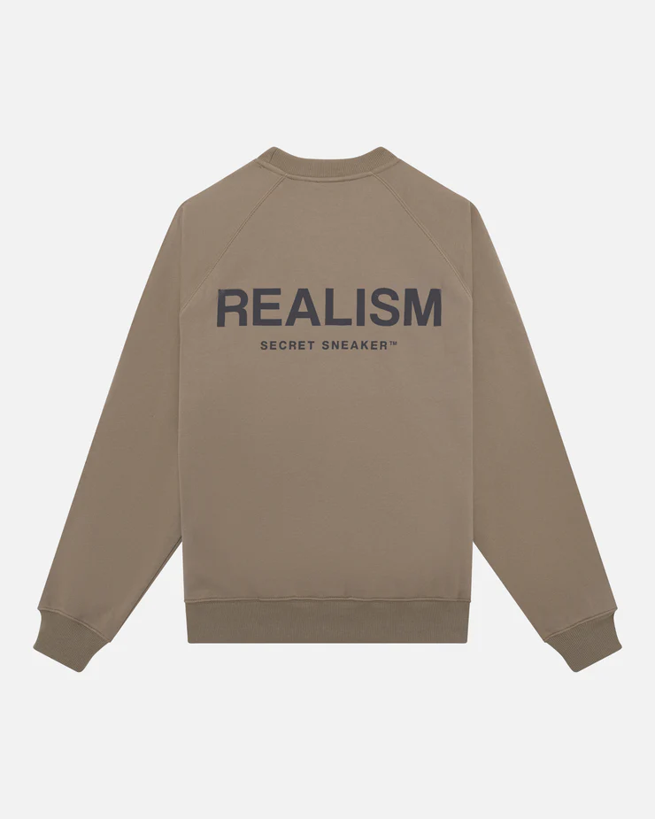 Realism Reflective Crewneck Cement Realism Reflective Crewneck Cement