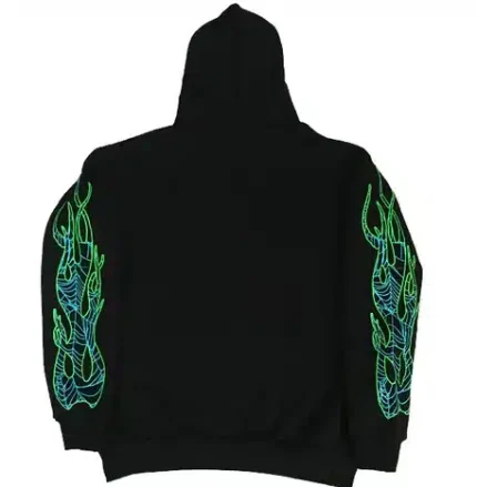 Juice Wrld X Sp5der Hoodie in Black