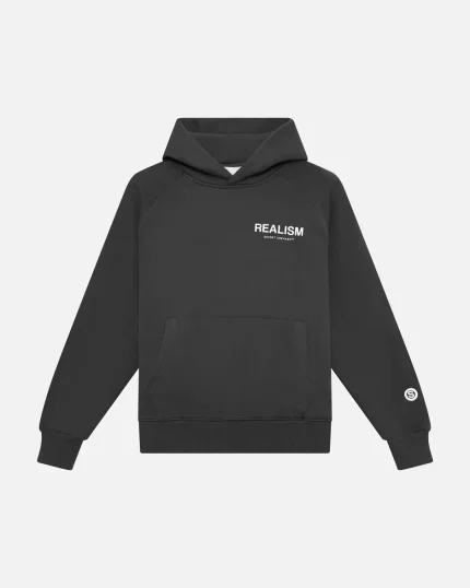 Back Logo Hoodie Asphalt
