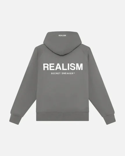 Back Logo Grey Hoodie