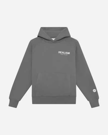 Back Logo Grey Hoodie