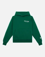 Back Logo Green Hoodie