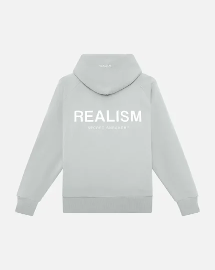 Realism Back Logo Slate Hoodie