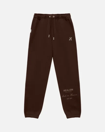 Realism Back Logo Sweatpant Mocha
