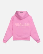 Realism Court Boxy Pink Hoodie