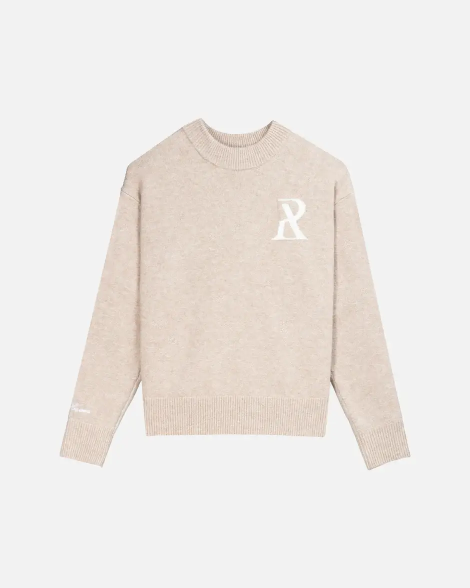 Radiant Knit Crewneck Sand Radiant Knit Crewneck Sand