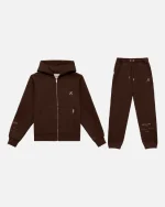 Radiant Zip Tracksuit Mocha