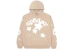 Sp5der Beluga Light Brown Hoodie