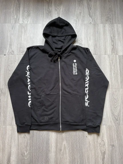Chrome Hearts Blouson Zip Up Hoodie Black
